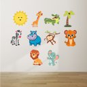 Ver imagem 1 de Adesivo Parede Safari Infantil