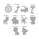 Ver imagem 2 de Adesivo Parede Safari Infantil