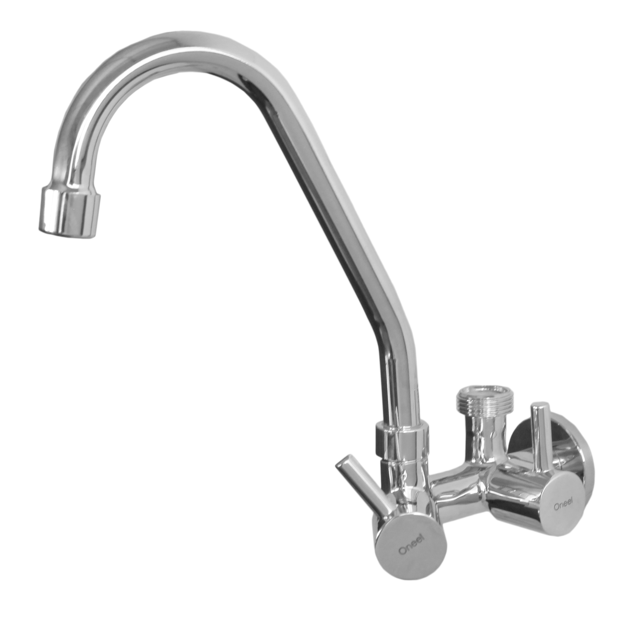 Torneira Parede Cozinha Saida Maquina Lavar Louça Roupa Tubo Flexivel