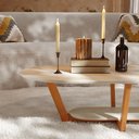 Ver imagem 4 de Mesa de Centro Elegance Off White/nature – Tebarrot Móveis