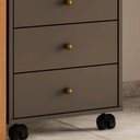 Ver imagem 6 de Gaveteiro Office Presence Com Rodizios 29110 Grafito Demobil