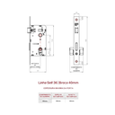 Ver imagem 3 de Fechadura Res. Bella 36 Banheiro 732b124cr - 3f Ferragens