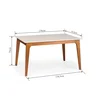 Mesa de Jantar 4 Lugares 138,5x93,4cm Club  - 2