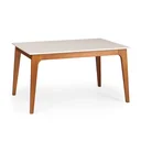 Ver imagem 1 de Mesa de Jantar 4 Lugares 138,5x93,4cm Club