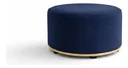 Ver imagem 1 de Puff Redondo Infantil - Banquinho Decorativo para Quarto Brinquedoteca - Espaço Kids Azul