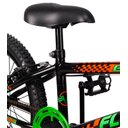 Ver imagem 4 de Bicicleta Aro 20 Bmx Infantil Flay Aro Aero Freio V-brake Menino 6, 7, 8, 9, 10 + Anos - Preto+verde