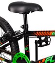 Ver imagem 4 de Bicicleta Aro 20 Bmx Infantil Flay Aro Aero Freio V-brake Menino 6, 7, 8, 9, 10 + Anos - Preto+verde