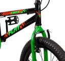 Ver imagem 3 de Bicicleta Aro 20 Bmx Infantil Flay Aro Aero Freio V-brake Menino 6, 7, 8, 9, 10 + Anos - Preto+verde