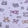 Porta Treco e Fralda Organizador Quarto de Bebê Menino Menina 1 Peça com Laço:urso Rosa - 3