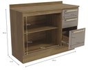Ver imagem 3 de Armário de Cozinha Balcão 2 Portas e 3 Gavetas 120cm com Tampo M624 Botanic Kappesberg