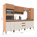 Ver imagem 3 de Cozinha Modulada 6 Peças Cecília C/ Aéreo Ripado