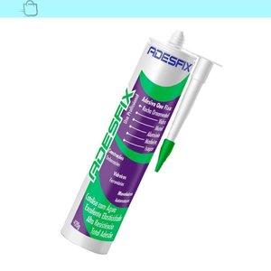 Fixa Tudo AdesFix Silicone para Vidros e Madeira Preto