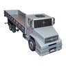 Caminhão Mb 1620 Truck Gigante Carroceria Madeira Miniatura - Prata - 4