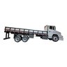 Caminhão Mb 1620 Truck Gigante Carroceria Madeira Miniatura - Prata - 5