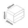 Cabeceira com Led e Mesa de Cabeceira 140/160/195 Innova Off White - Gelius - 5