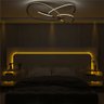 Cabeceira com Led e Mesa de Cabeceira 140/160/195 Innova Off White - Gelius - 4