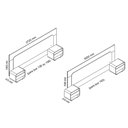Ver imagem 3 de Cabeceira com Led e Mesa de Cabeceira 140/160/195 Innova Off White - Gelius