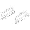 Cabeceira com Led e Mesa de Cabeceira 140/160/195 Innova Off White - Gelius - 3
