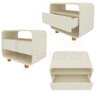 Cabeceira com Led e Mesa de Cabeceira 140/160/195 Innova Off White - Gelius - 8