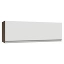 Ver imagem 1 de Armário Aéreo 100 Cm 1 Porta Basculante Rustic/branco Glamy Madesa