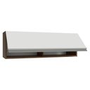 Ver imagem 5 de Armário Aéreo 100 Cm 1 Porta Basculante Rustic/branco Glamy Madesa