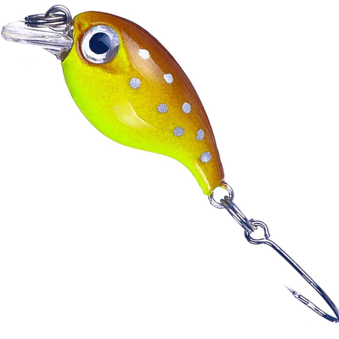 Kit 8 Isca Artificial Crankbait 3.6cm 2.1gr Tilapia Tucunaré - 11