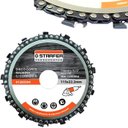 Ver imagem 1 de Disco de Corte 4.1/2" com Lâmina Corrente Motosserra para Madeira Esmerilhadeira 13 Dentes Starfer 1
