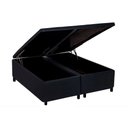 Ver imagem 1 de Cama Box Baú King Universal Courano Black (186x198x35) - Costa Rica