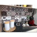 Ver imagem 6 de Kit 2 Latas Porta Mantimento Tampa Bambu Açúcar e Café Cor:branca