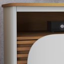 Ver imagem 6 de Rack para Sala Bancada de Tv 65 Pol 150cm Madrid C05 Freijó/off White Matte - Mpozenato
