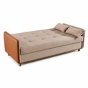 Ver imagem 3 de Sofa Cama com Bau 3 em 1 D26 205x92 Ipanema Bege Luxury