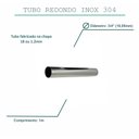Ver imagem 2 de Tubo inox redondo 3/4 polegadas 19,05mm (tam:1m) cano aço 304 TUBO INOX 3/4 POLEGADAS TUBO INOX POLI