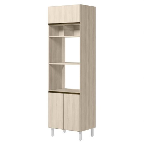 Torre Quente para Forno e Microondas MDF 70x237 cm Kali 166851 Bianco Toq Nicioli