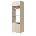 Ver imagem 1 de Torre Quente para Forno e Microondas MDF 70x237 cm Kali 166851 Bianco Toq Nicioli