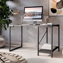 Ver imagem 1 de Mesa Escrivaninha para Escritório ou Quarto Home Office Estilo Industrial Tokyo Gamer