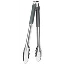 Ver imagem 6 de Kit 5 Pegadores Inox 30cm Tramontina Utilitá Cabo Emborrachado Cinza Carne Legumes