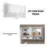 Dois Armarios Aéreos Suspenso Armário Parede Cozinha Balcão Nova Decor Kit 2 armarios aéreos - 1