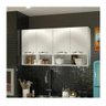 Dois Armarios Aéreos Suspenso Armário Parede Cozinha Balcão Nova Decor Kit 2 armarios aéreos - 6