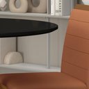 Ver imagem 3 de Conjunto Mesa Redonda Scala 4 Cadeiras Estofadas Frei/pto/terraco -m.a Freijó/preto/terracota