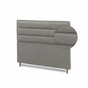 Ver imagem 5 de Cabeceira para Cama Casal Queen Estofada 1,58 Mts Iza Vilajo: Suede Camurça