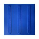Ver imagem 1 de Kit 10 Piso Tátil Direcional Azul Texturizado Pvc 25x25cm