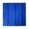 Kit 10 Piso Tátil Direcional Azul Texturizado Pvc 25x25cm - 1