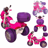 Moto Eletrica Infantil Biemme Sprint Turbo Power 12v Pink - 2