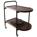 Ver imagem 2 de Carrinho de Servir Decoração Multiuso Bar em Madeira e Metal