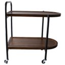 Ver imagem 6 de Carrinho de Servir Decoração Multiuso Bar em Madeira e Metal