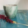Vasos Em Cerâmica Mini Mesclados - Unidade Marrom Mesclado - 2