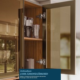 Cozinha Completa 310cm X 218,5cm Aéreo Rft Pnl e Crt 6 Peças Proença - 7