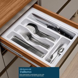 Cozinha Completa 310cm X 218,5cm Aéreo Rft Pnl e Crt 6 Peças Proença - 5