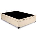 Ver imagem 2 de Cama Box Baú Viúva Sereneprime Sintético Bege 44x128x188