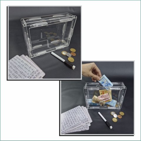 Cofrinho Cofre Guardar Dinheiro Woodbox Japones Desafio Acri